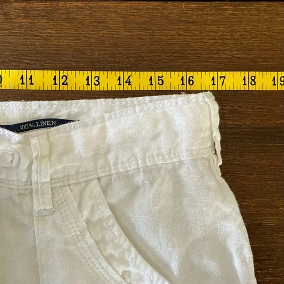 Pure White Linen Pants - Picture 6 of 14